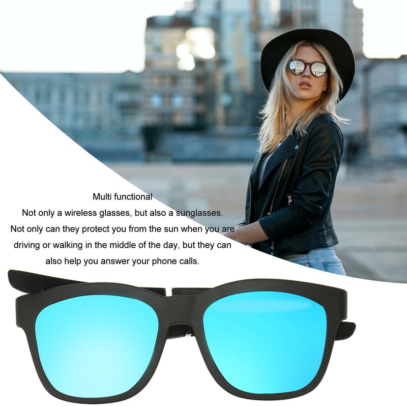 Smart Bluetooth Glasses Bone Conduction Noise Reduction Bluetooth 5.0 Wireless
