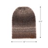 C.C Eco Friendly Recycled Winter Chunky Stretchy Knit Beanie Cap
