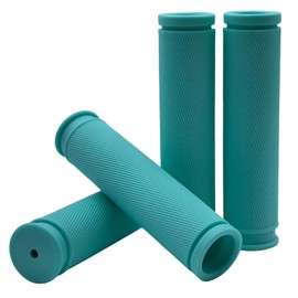 TIKBRO Bike Handlebar Grips 2 Pairs Comfortable Anti-Slip MTB Grips Rubber Bicycle Handle Grips for MTB BMX Mountain Bike