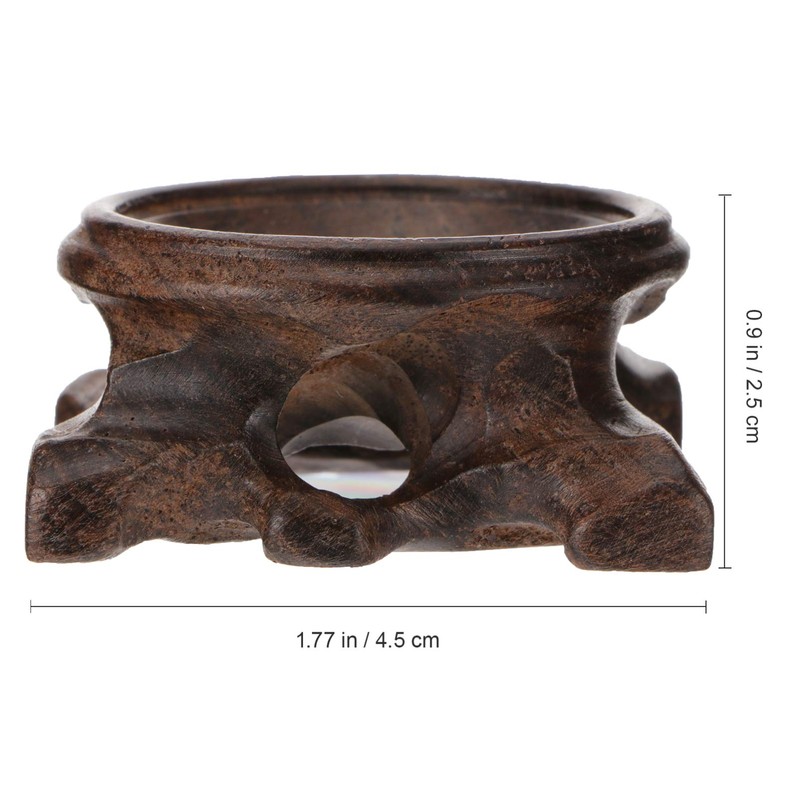 DOITOOL Wooden Stand for Crystal Sphere Quartz Ball Holders Wood