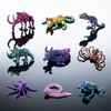 LEERFEI 9 PCS 3D Printed Articulated Animals Fidget Toys Set