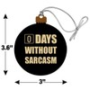 GRAPHICS & MORE Days Without Sarcasm Equals Zero Funny Wood