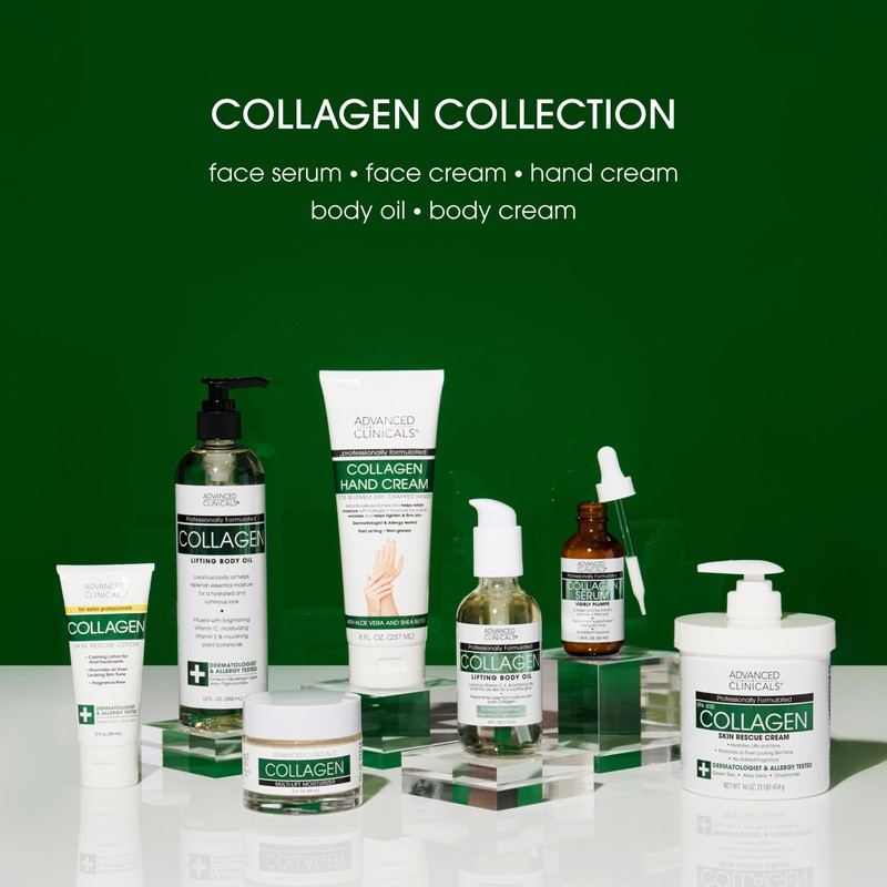 Advanced Clinicals Collagen Skin Rescue Lotion by Advanced Clinicals