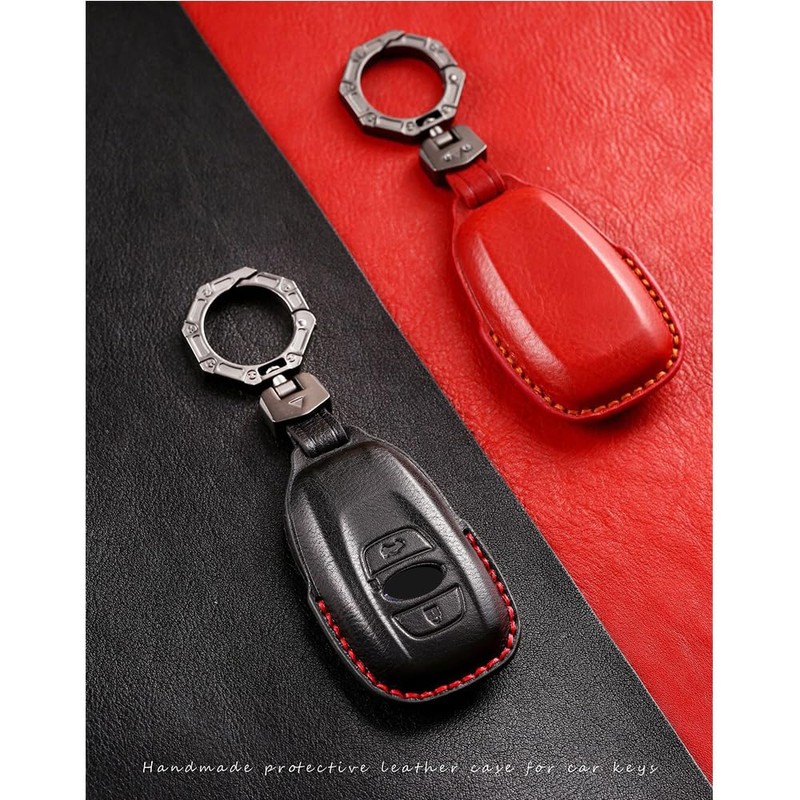 TECART 4 Button Key Fob Cover Fit for Subaru Outback