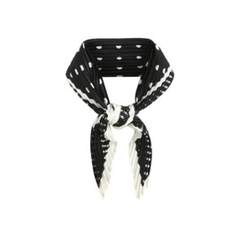 아이잗바바 도트 배색 플리츠 스카프 //BS3B4SF021 Ijazz BABA Dot Color Block Pleated Scarf //BS3B4SF021