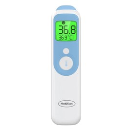 MedeScan Multifunction Touchless & Ear Thermometer – Infrared Digital Fever Monitor for Baby, Kids & Adults, Non-Contact Forehead & Ear Use, Fast 1-Second Readings, Memory & Backlit Display