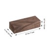 VILLFUL 12Pcs Place Card Holder Walnut Wood Display Stands Rustic