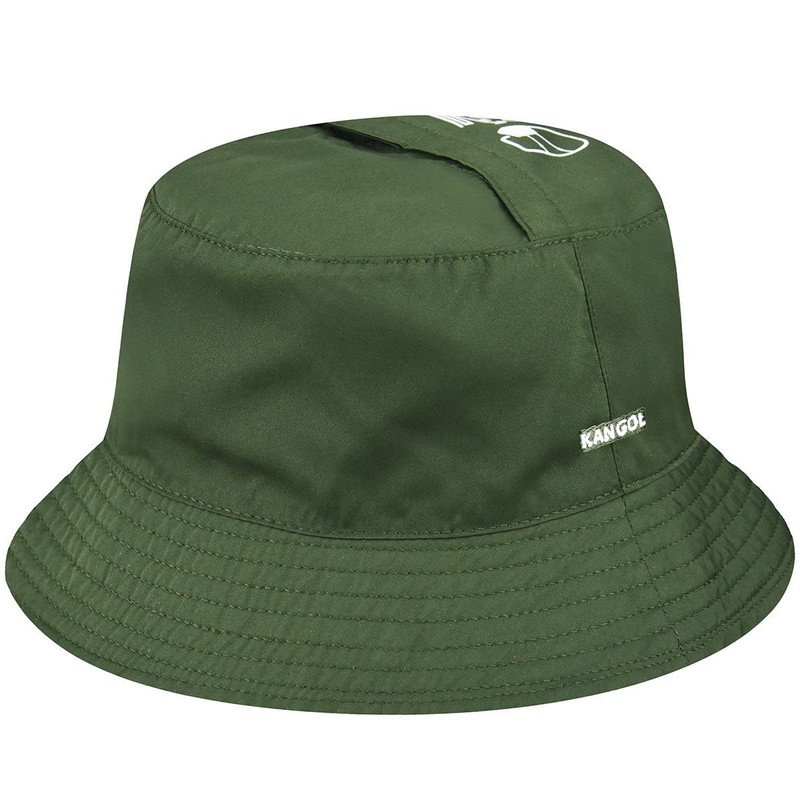 Kangol - Fishing Hats Packable Coordinates Mask Bucket, olive