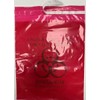 Red Biohazard Specimen Bag 11x15 inches 500 pcs stick on
