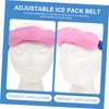 IWOWHERO Adjustable Ice Pack Forehead Wrap Reusable Gel Ice Pack