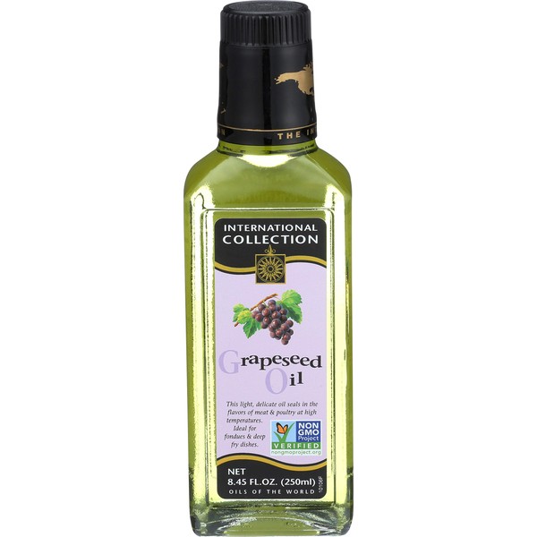 International Collection Grapeseed Oil, 8.45-Ounces (Pack of 6)