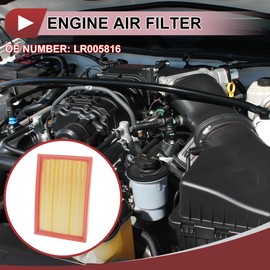 HEROFFIX 1 Pcs Engine Air Filter for Land Rover LR2 3.2L 2008-2012 Engine Filter Air Cleaner No.LR005816