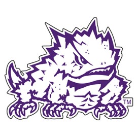 Texas Christian (TCU) Decal (TCU FROG DECAL (4''6''), 6 in)