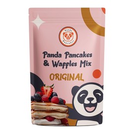 PANDA Organic Pancake Mix Just Add Water - Made in USA - Pancakes Mix - Easy to Prepare Waffle Mix - No Artificial Ingredients Pancake Batter - Just Add Water Pancake Mix - Pancake & Waffle Mixes (1 Pack)