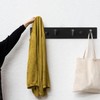 Coat Hooks Wall Mounted, Black Coat Hangers Coat Rack Wall
