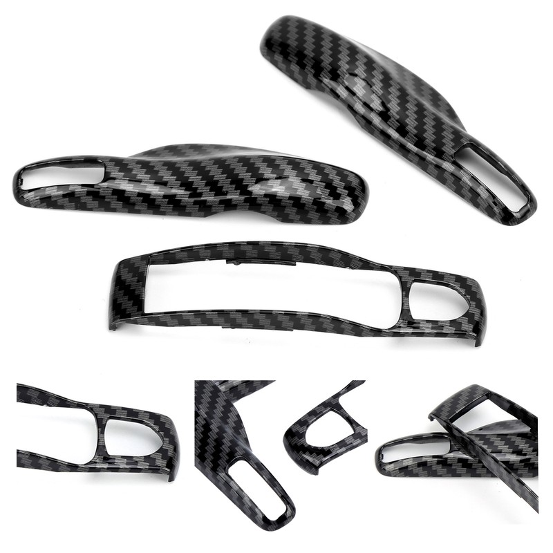 Keyfob Housing Cover Carbon Fiber Color Shell Fit for Cayenne