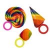 Fruidles Crazy Fruit Candy Rings, Assorted Hard Candy Lollipops, Individually