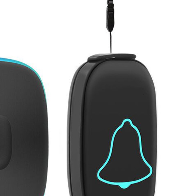 Wireless Doorbell Waterproof with 1 Transmitter and 1 Receiver One