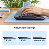 KOPJIPPOM Silent Wireless Keyboard and Mouse Combo - Keyboard with