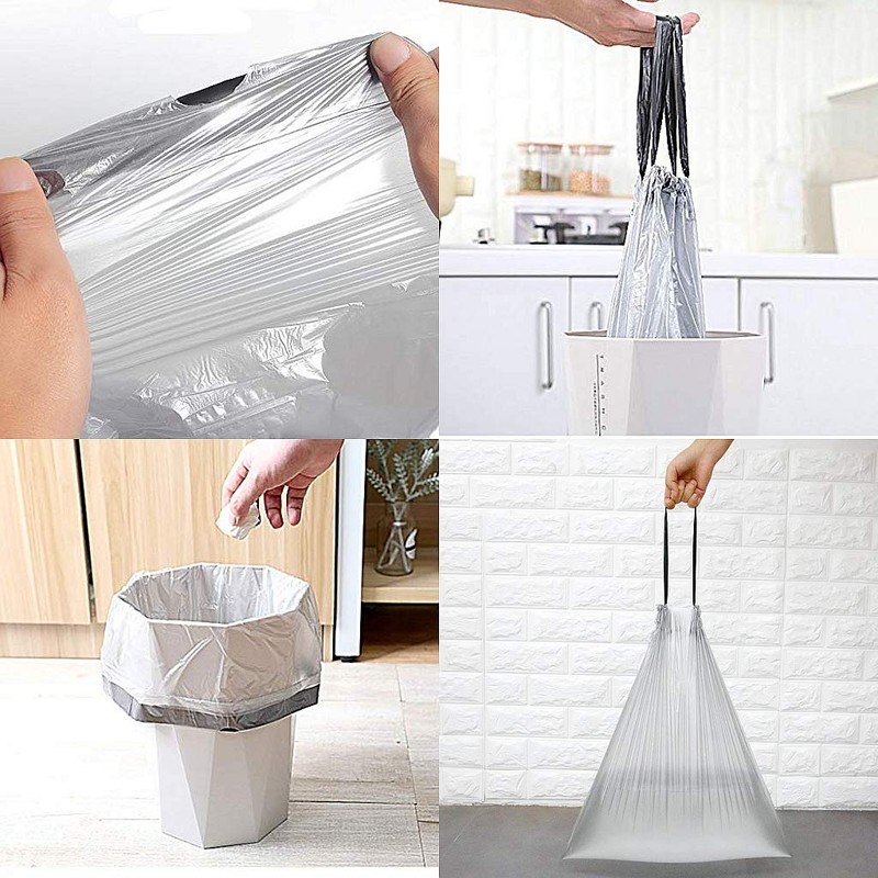 Bin Liners Bilieasy Fixing Tape Bin Liners 10L-15L 5 Rolls