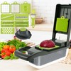Vegetable Cutter Set with Interchangeable Stainless Steel Blades, Removable Vegetable