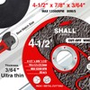 SHALL 50-Pack Cut Off Wheels 4 1/2 x 7/8 Inch,