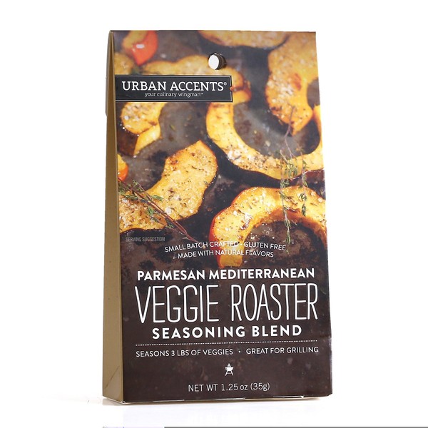 Parmesan Mediterranean Veggie Roaster Seasoning Blend – Vegetable Spice Mix, Urban Accents 1.25 Ounce