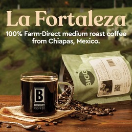 BIGGBY COFFEE Whole Bean Coffees (5 LB, Finca La Fortaleza)