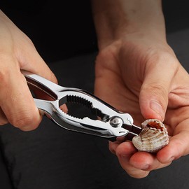 Sunicon Seafood Opener, Multi Functional Zinc Alloy Crab Pliers Nut Cracker Seafood Scissors Seafood Tools for Clam Crab Legs Lobster Crackers
