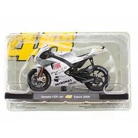 OPO 10 - The Doctor Valentino Rossi #46 1/18 Motorcycle Reproduction Compatible with Yamaha YZR-M1 - Estoril 2009 - VR022