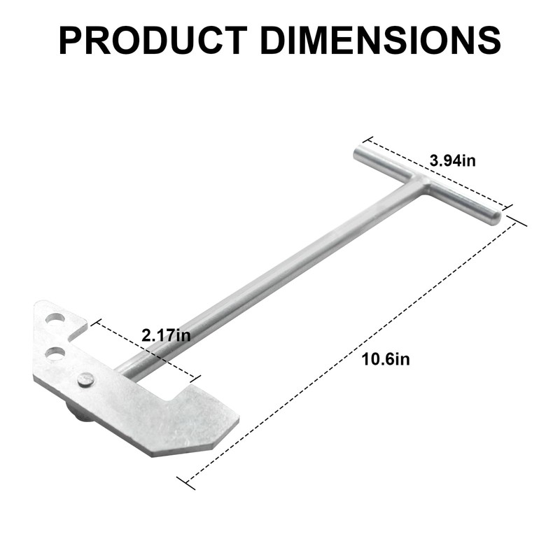 Aulpq Garbage Disposer Unjamming Wrench, for Waste King also for