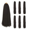 6 Packs Passion Twist Hair 18 Inch Synthetic Braiding Hair