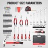 75-Piece Home Tools Kit, General Basic Household Hand Tool Kit