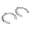 4pcs Horseshoes Aluminum Alloy Light Weight Reliable Practical Horse Riding