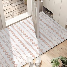 Dotiiorug Small Area Rugs 2x3 Washable Rug for Entryway Kitchen Floor Bathroom Bedroom Bedside, Non Slipe Indoor Door Mat Boho Moroccan Geometric Carpet
