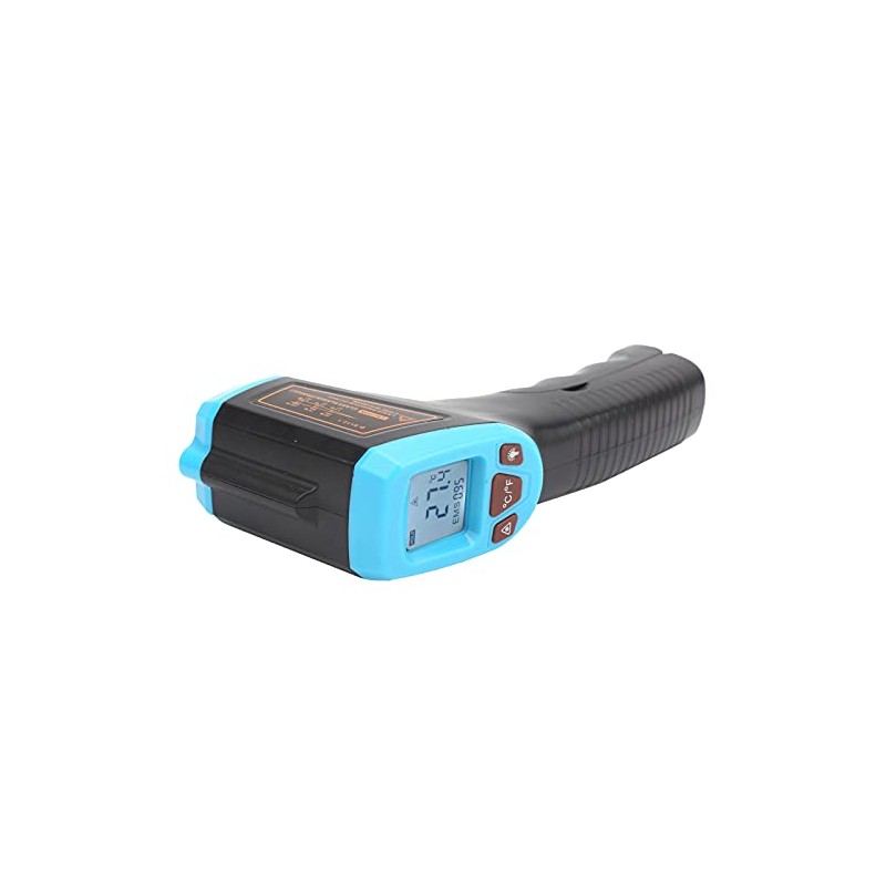 Infrared Temperature Measuring Gun, LCD Display, Industrial Thermometer, No Touch