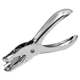 Hole Punch, Stainless Steel, 1 Hole, 0.1 inch (3 mm), 0.2 inch (6 mm), Hand Punch, Made of Metal, Handheld, Lightweight, Single Hole, Labor Saving, Multifunctional, Can Punch Up to 8 Punches,