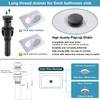 Midanya Waterfall Bathroom Faucets, Single Handle 1 Hole Bathroom Sink