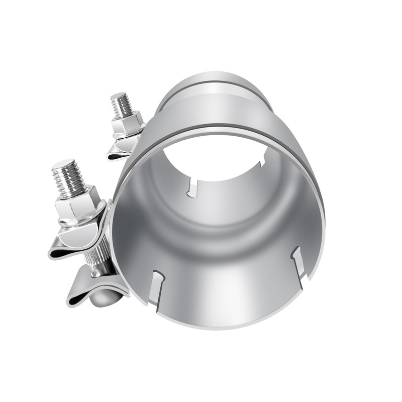Stainless Steel 2 to 2 Inch Exhaust Adapter, 2" ID