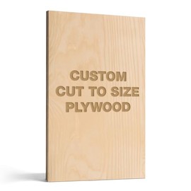 Baltic Birch Plywood Custom Cut Craftwood Customized to Size, B/BB Grade Craft Wood, Stronger Than Basswood Sheets, for Laser, CNC Cutting, Wood Burning and Crafting