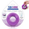TUB RING The Ultimate Tub Drain Protector Hair Catcher/Strainer/Snare, Regular