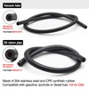 HTRACING Adjustable Fuel Pressure Regulator With Gauge Hose 0-140 PSI