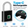 Fingerprint Padlock for Keyless Access – Rechargeable Zinc Alloy Lock