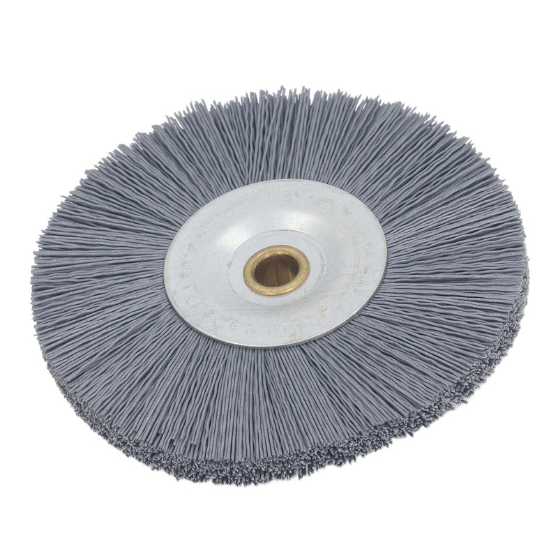Key Machine Deburring Brush 120mm OD 10mm ID 15mm Thick
