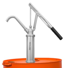 Groz 44116 Lever Action Barrel Pump - Inlet Threaded ¾” NPT(F), Complete with PVC Telescopic Suction Tube