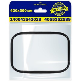 Oven Seal 420 x 300 mm - 140043543028 4055352589 for Electrolux for Aeg - Oven Door Seal with 4 Hooks - Warranty 10 Years MONTERAL