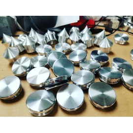 Winters Machining LLC SUZUKI INTRUDER REAR FRAME PLUG CAPS