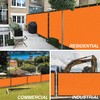 ECOOPTS 6'x1' Orange Privacy Fence Screen Windscreen with Copper Grommets,