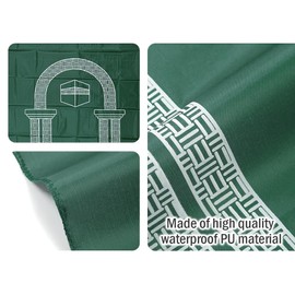 Hitopin Portable Muslim Prayer Rug, 5PCS Mini Pocket Portable Prayer Rug, Muslim Prayer Mat with Portable Compass,Muslim Prayer Carpet,Ramadan Portable Travel Islamic Prayer Mat, Eid Gifts(5Colors)