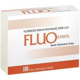 100 Fluo Strips Ophthalmic Strips Bio Glo Fluorets Opticians Veterinary
